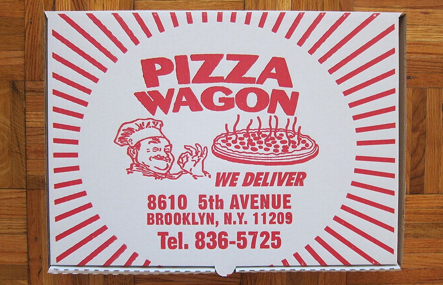 Pizza box art