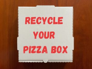 recycle your pizza box