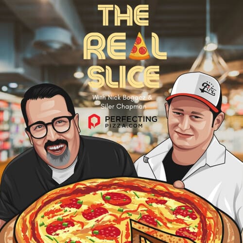 Real Slice perfecting pizza podcast logo