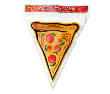 zip top baggie for leftover pizza slices