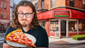 Joshua Weissman pizza video thumbnail