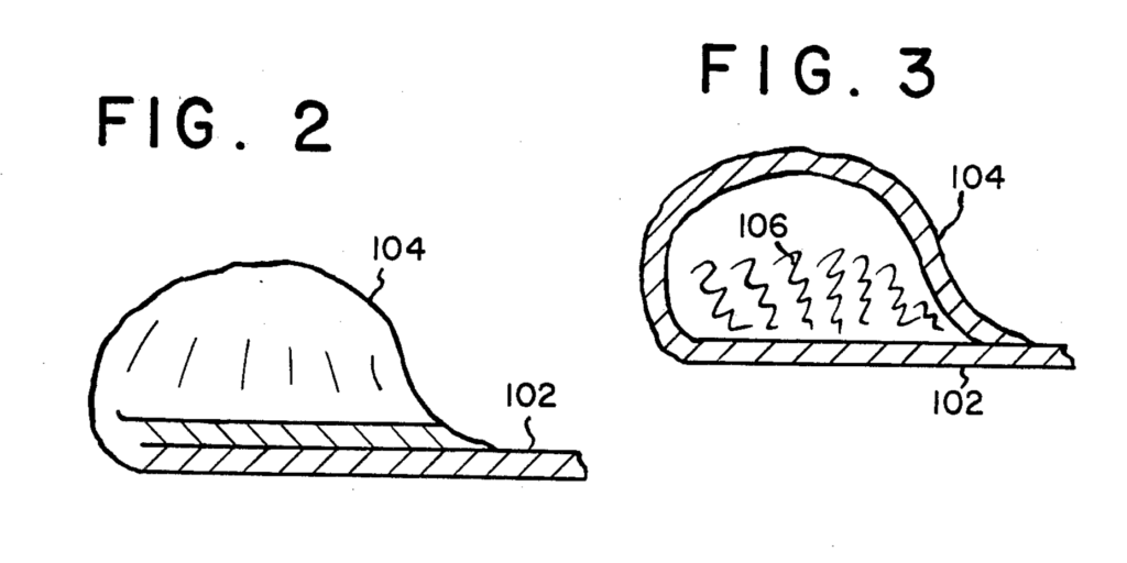 patent image for stuffed crust pizza