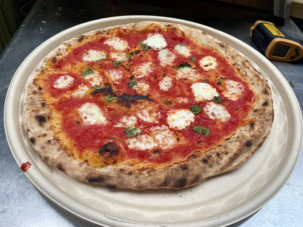 a delicious pizza