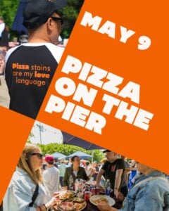 pizza on the pier