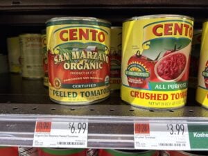 san marzano tomato cans